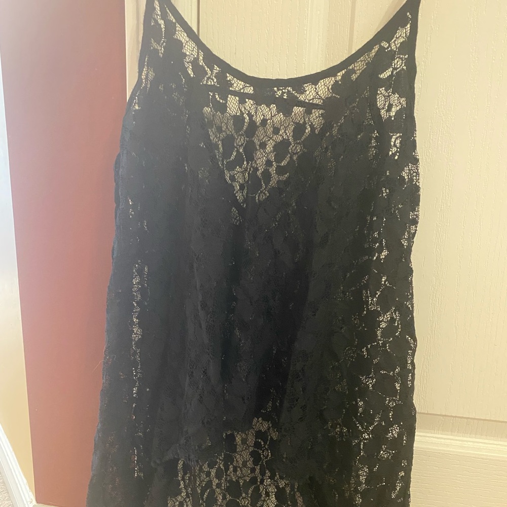 Black lace Top